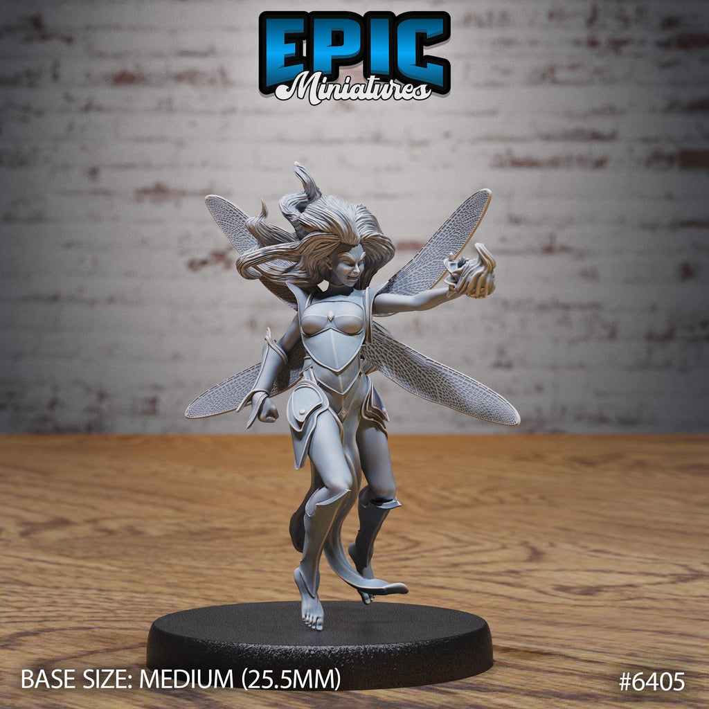 #6405 - Figurine JDR Trikster Fey Magic pour jeu de rôle - Imprimée en résine - Échelle 32mm - Epic Miniature