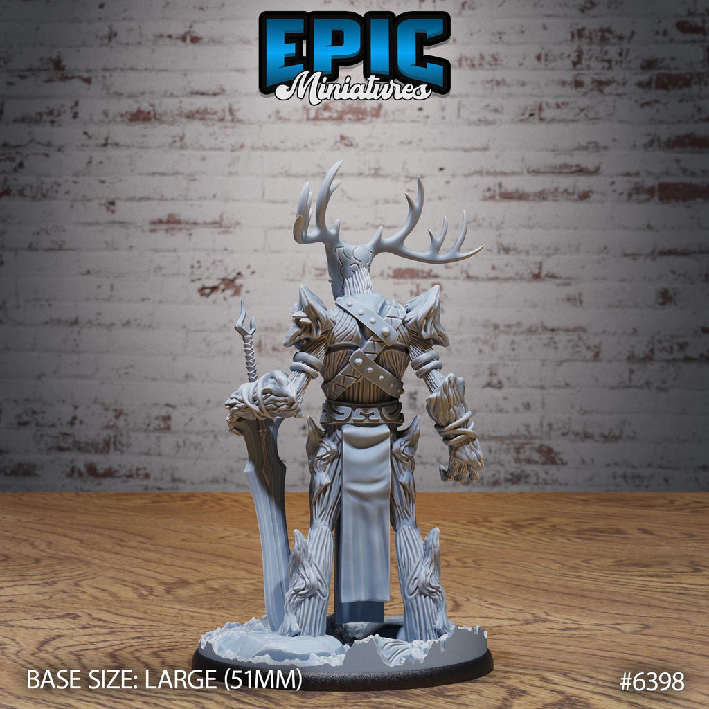 Figurine JDR Tree Guard pour jeu de rôle - Imprimée en résine - Échelle 32mm - Epic Miniature