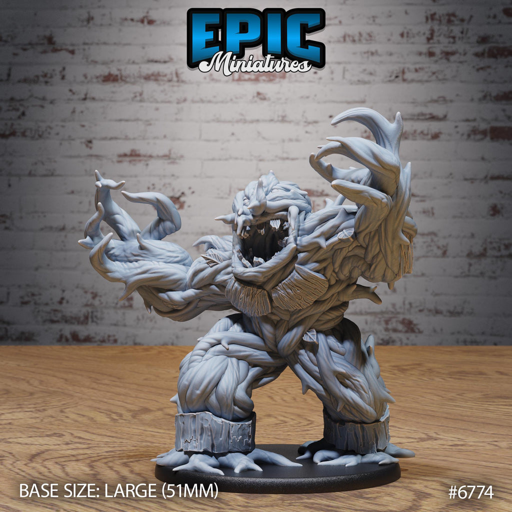 Figurine JDR Shambling Mound pour jeu de rôle - Imprimée en résine - Échelle 32mm - Epic Miniature