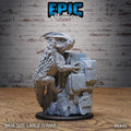 Figurine JDR Giant Lizard pour jeu de rôle - Imprimée en résine - Échelle 32mm - Epic Miniature