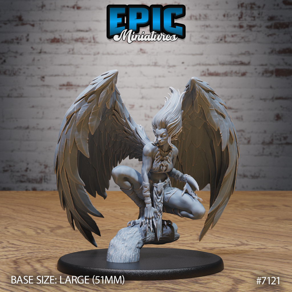 #7121 - Figurine Wind Goddess Avatar en résine pour JDR