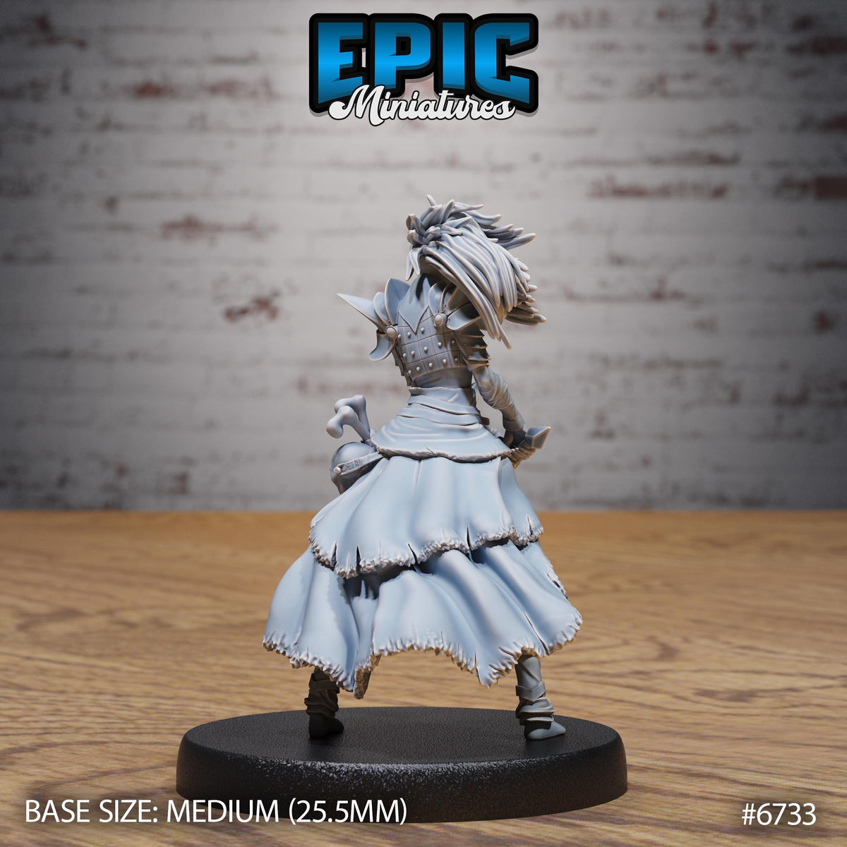 #6733 - Figurine Revenant Headhunter en résine pour JDR