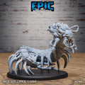 Figurine JDR Primal Centipede pour jeu de rôle - Imprimée en résine - Échelle 32mm - Epic Miniature
