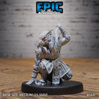 #6441 - Figurine Dragonborn Rogue Sneaky en résine pour JDR