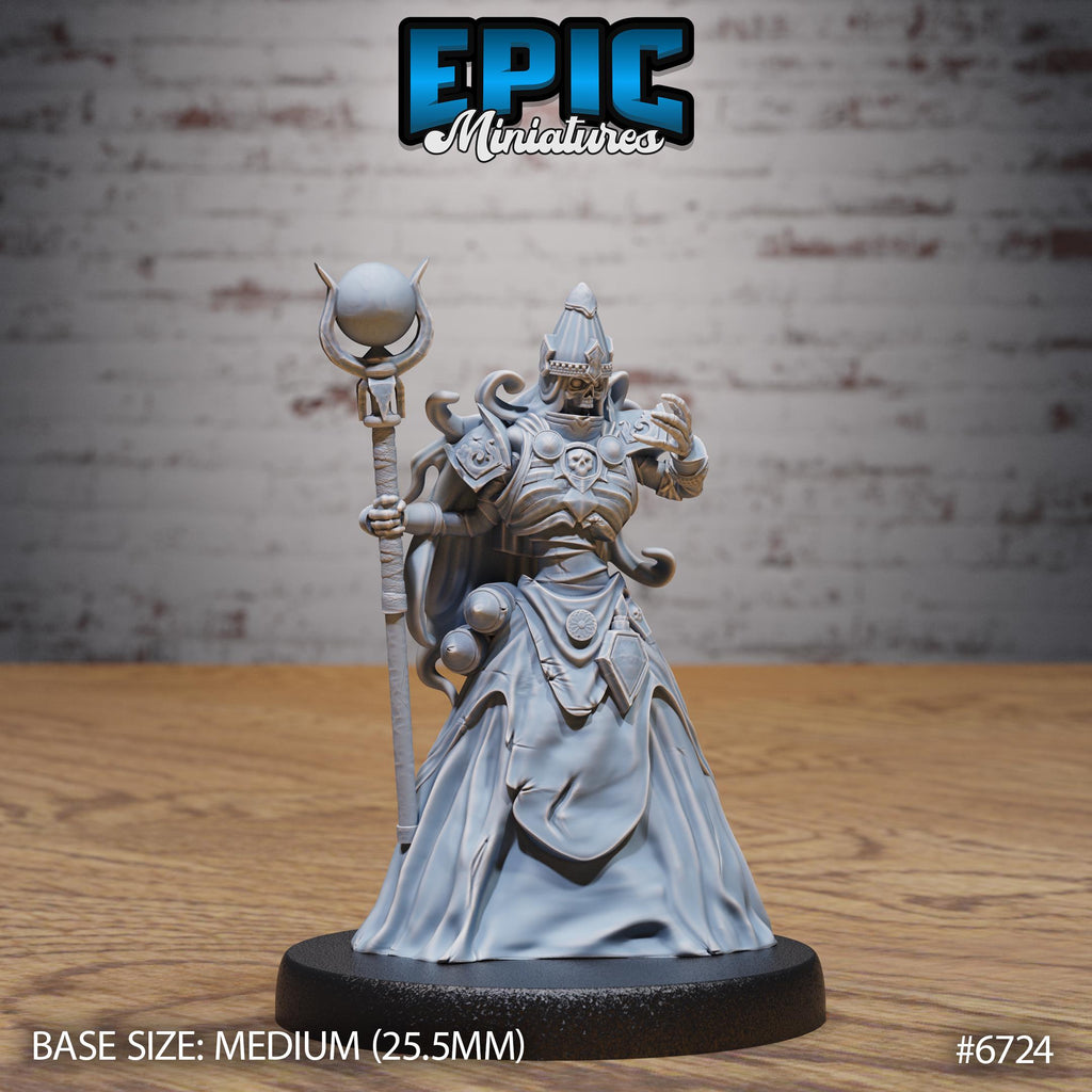 #6724 - Figurine Experienced Lich en résine pour JDR