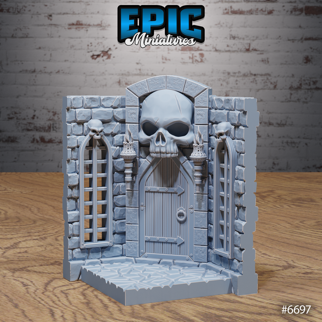 #6697g - Figurine Lich Crypt Environment en résine pour JDR