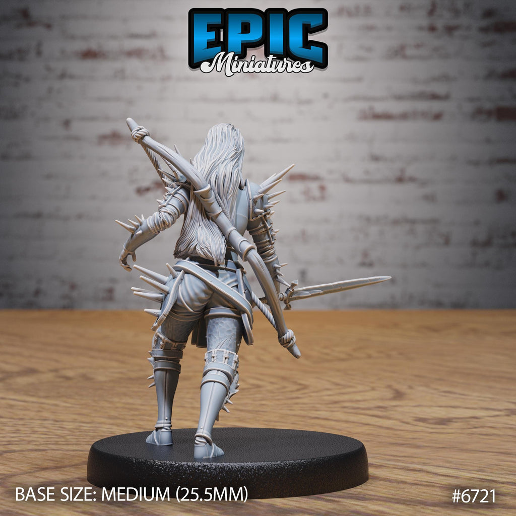 #6721 - Figurine Wight Warrior en résine pour JDR