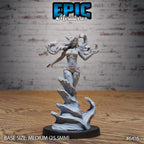Figurine JDR Spring Undine pour jeu de rôle - Imprimée en résine - Échelle 32mm - Epic Miniature