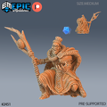 #2451 - Figurine JDR Zombie King pour jeu de rôle - Imprimée en résine - Échelle 32mm - Haunting Catacombs - Epic Miniature
