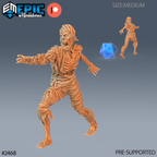 #2468 - Figurine JDR Rotting Zombie Male Reaching pour jeu de rôle - Imprimée en résine - Échelle 32mm - Epic Miniature