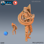 #2481 - Figurine JDR Skeleton Musician Sousaphone pour jeu de rôle - Imprimée en résine - Échelle 32mm - Epic Miniature