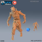 #2486 - Figurine JDR Thorn Zombie Angry pour jeu de rôle - Imprimée en résine - Échelle 32mm - Epic Miniature