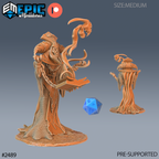 #2489 - Figurine JDR Arch Lich Magic pour jeu de rôle - Imprimée en résine - Échelle 32mm - Haunting Catacombs - Epic Miniature