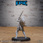 #6722 - Figurine Wight Warrior Attack en résine pour JDR