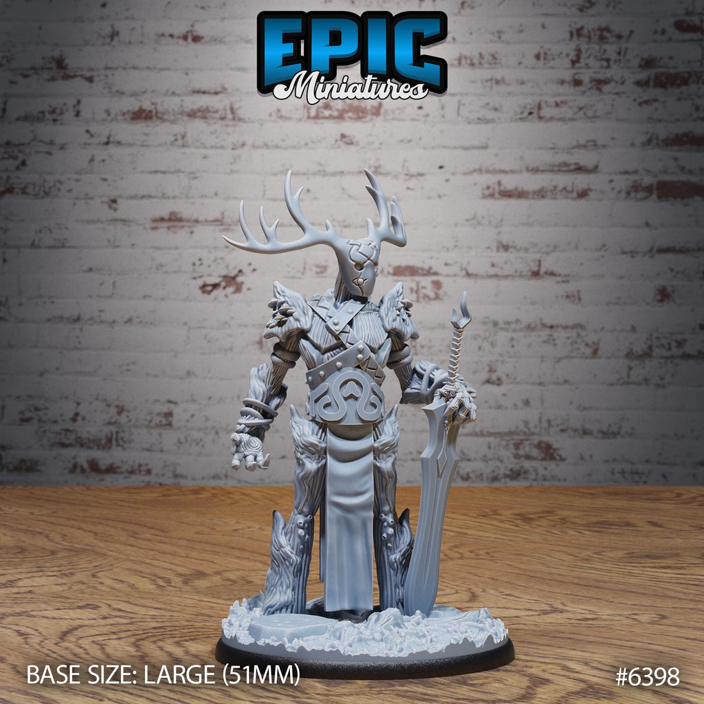 Figurine JDR Tree Guard pour jeu de rôle - Imprimée en résine - Échelle 32mm - Epic Miniature