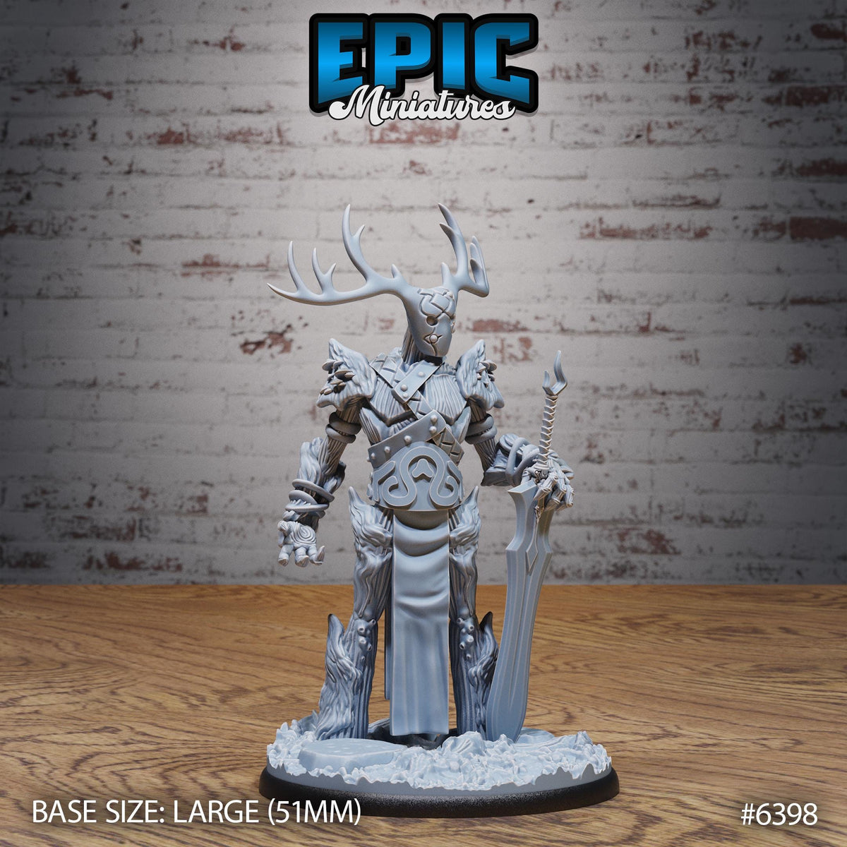Figurine JDR Tree Guard pour jeu de rôle - Imprimée en résine - Échelle 32mm - Epic Miniature