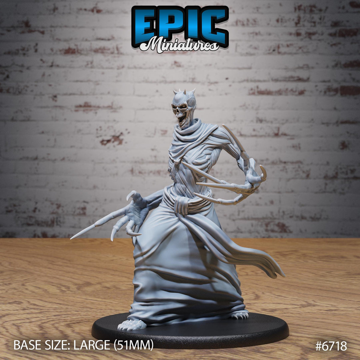 #6718 - Figurine Bone Claw en résine pour JDR