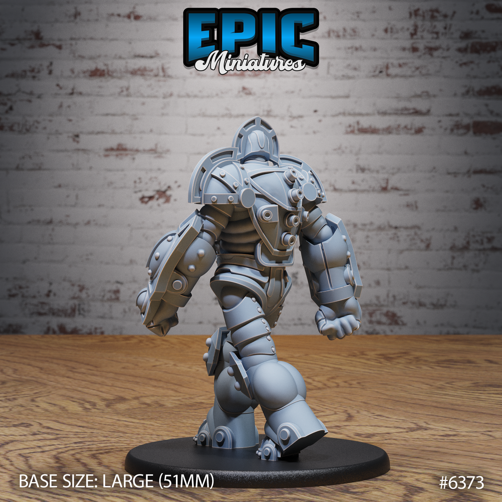 #6373 - Figurine Mechanus Guard en résine pour JDR