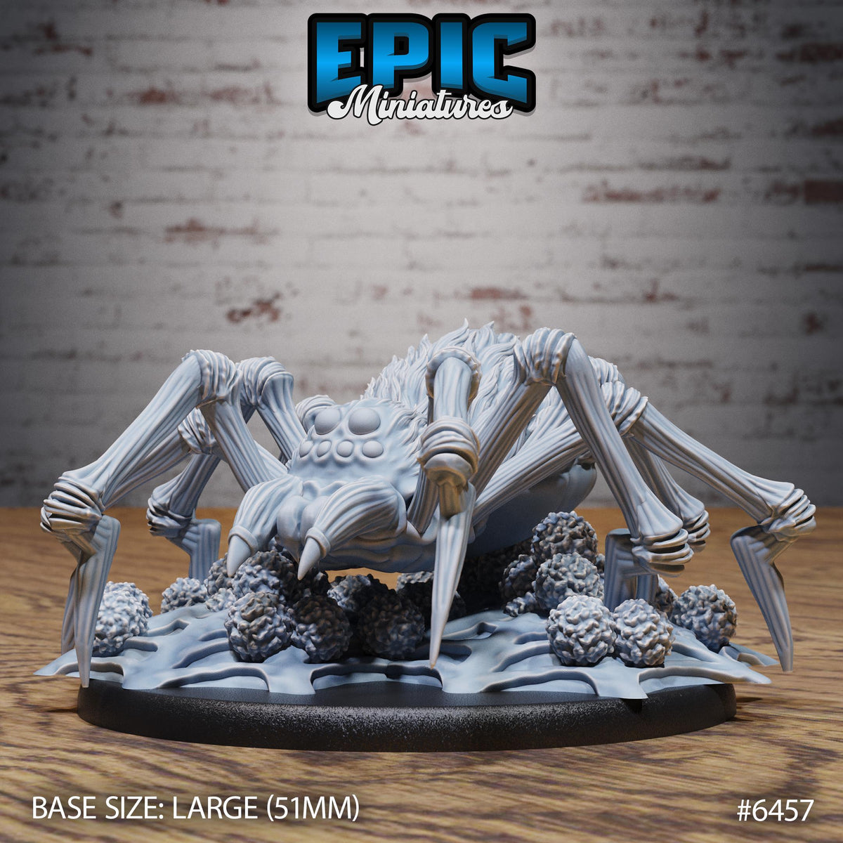 #6455 - Figurine Dire Spider en résine pour JDR