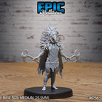 #6756 - Figurine Amazoness Raven Cleric en résine pour JDR