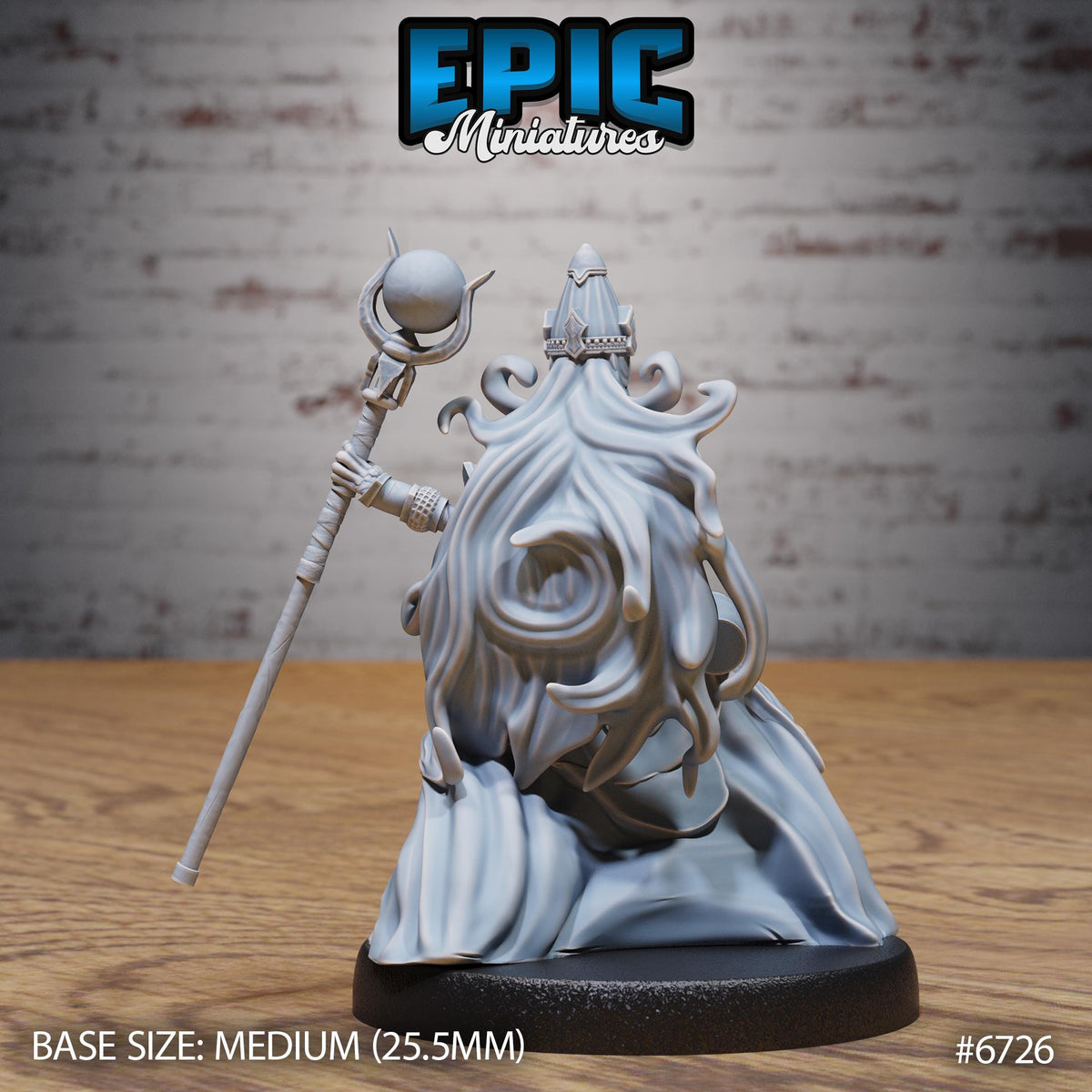 #6726 - Resin Experienced Lich Spellcast Miniature for TTRPG