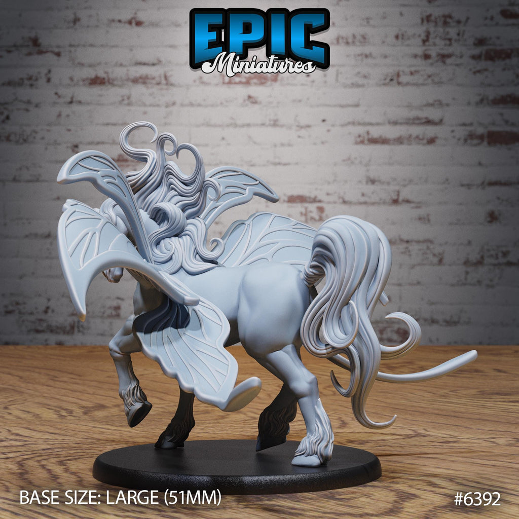 Figurine JDR Fairy Pegasus pour jeu de rôle - Imprimée en résine - Échelle 32mm - Epic Miniature