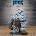 #7102 - Figurine Arcane Stone Golem en résine pour JDR