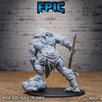 Figurine JDR Primal Giant pour jeu de rôle - Imprimée en résine - Échelle 32mm - Epic Miniature