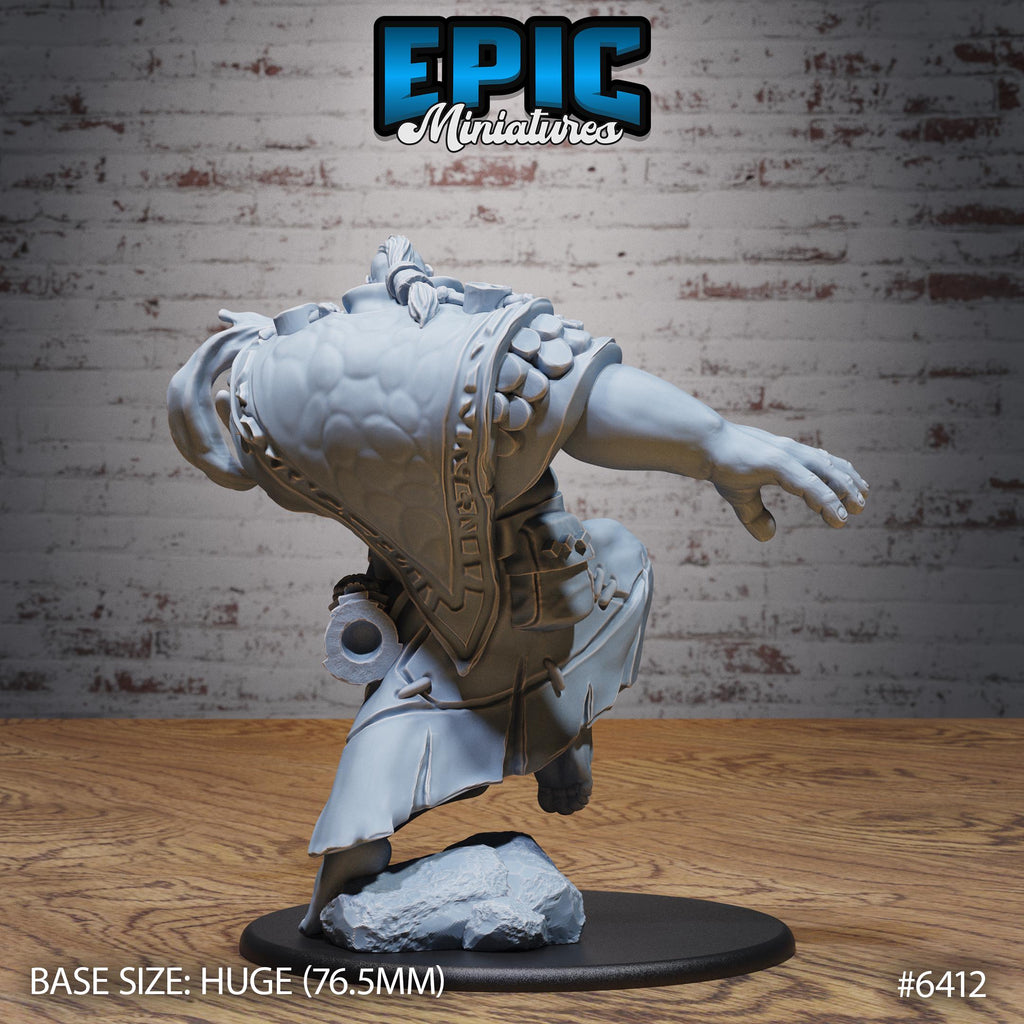 Figurine JDR Giant Shaman pour jeu de rôle - Imprimée en résine - Échelle 32mm - Epic Miniature