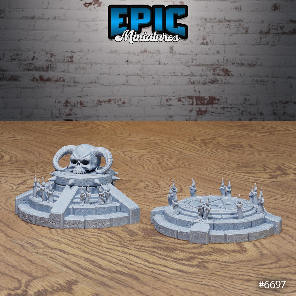 #6697e - Figurine Lich Crypt Environment en résine pour JDR