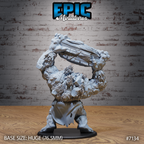 #7134 - Figurine Nature Troll Throwing en résine pour JDR