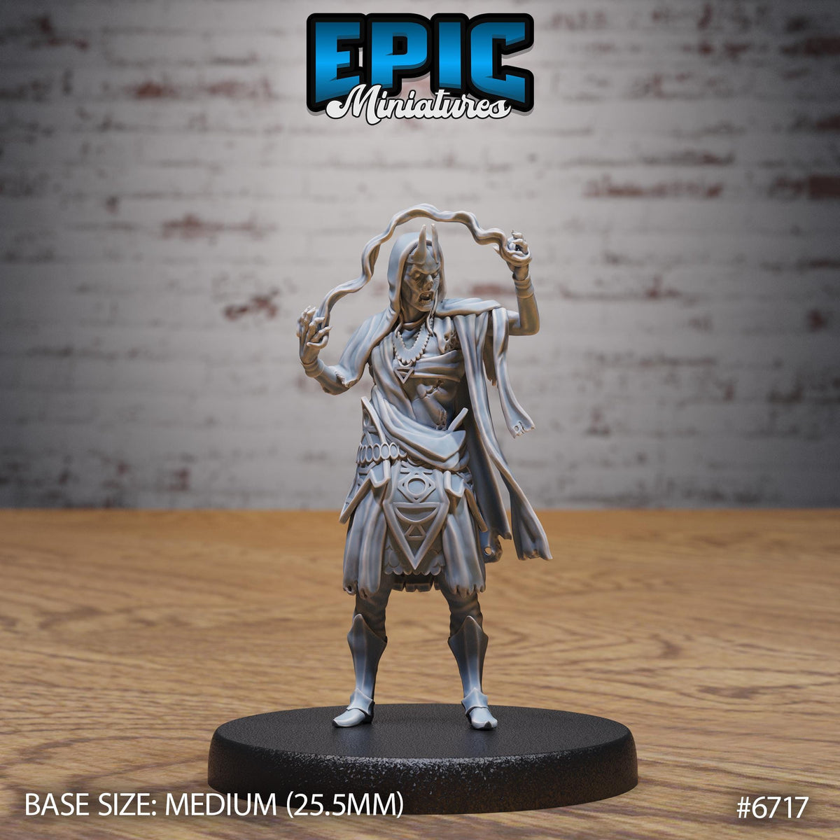 #6717 - Figurine Novice Lich Spell en résine pour JDR