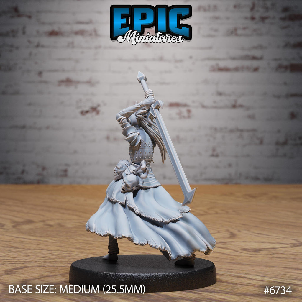 #6734 - Figurine Revenant Headhunter Attack en résine pour JDR