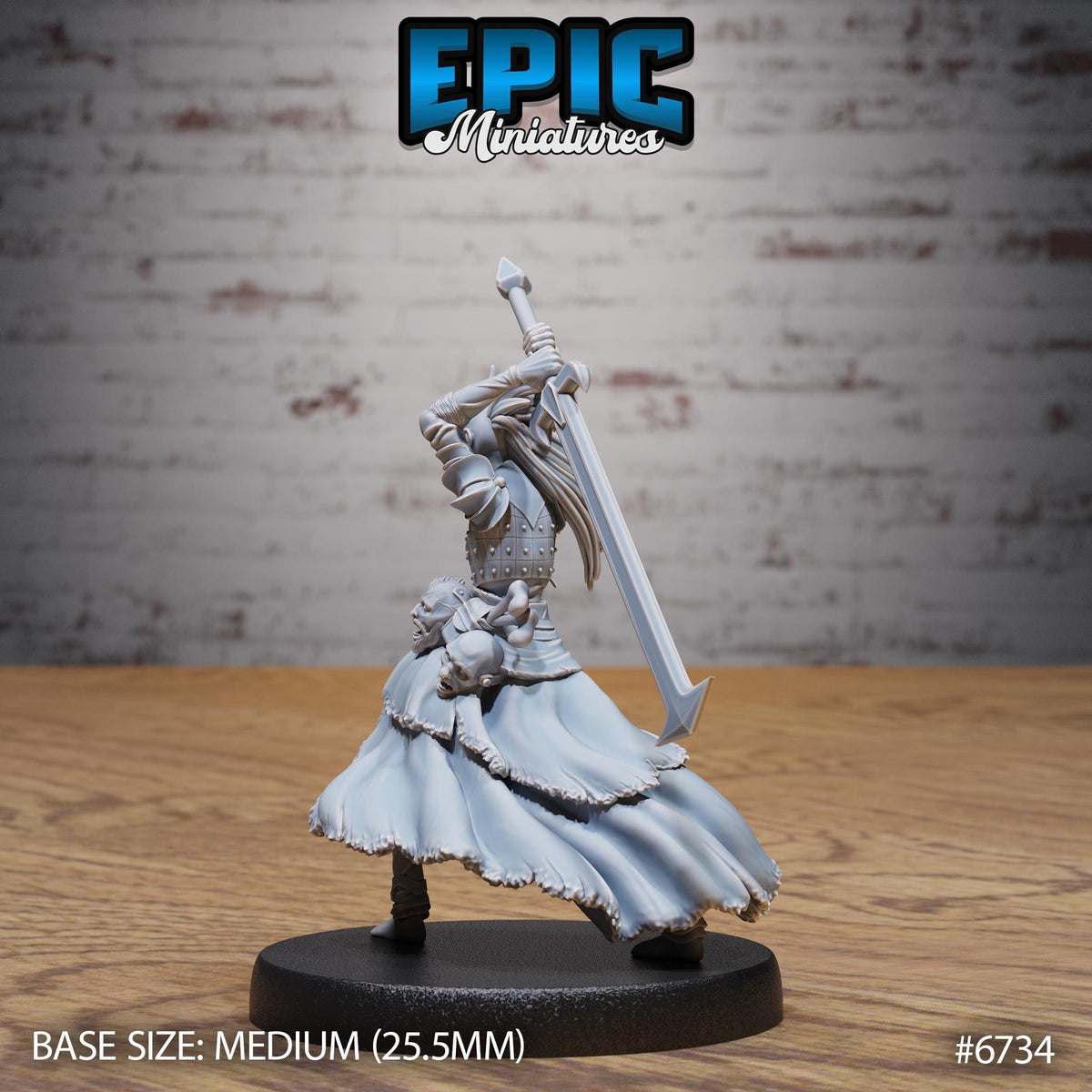 #6734 - Figurine Revenant Headhunter Attack en résine pour JDR