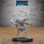 #6759 - Figurine JDR Insectoid Monk pour jeu de rôle - Imprimée en résine - Échelle 32mm - Epic Miniature