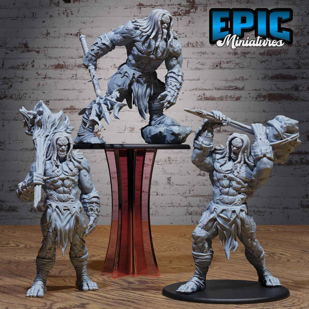 Figurine JDR Primal Giant pour jeu de rôle - Imprimée en résine - Échelle 32mm - Epic Miniature