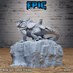 Figurine JDR Giant Lizard pour jeu de rôle - Imprimée en résine - Échelle 32mm - Epic Miniature
