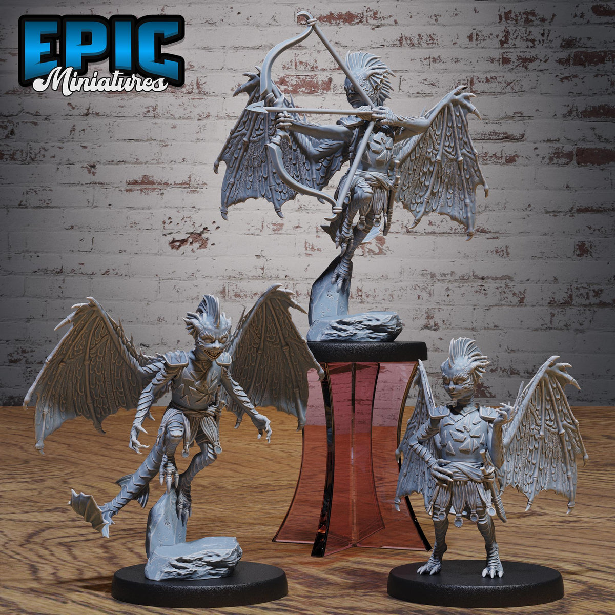Figurine JDR Draxie Dragon Pixie pour jeu de rôle - Imprimée en résine - Échelle 32mm - Epic Miniature