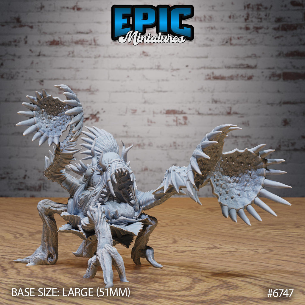 #6747 - Figurine Giga Flytrap Attack en résine pour JDR