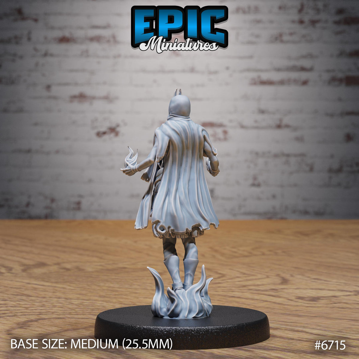 #6715 - Figurine Novice Lich en résine pour JDR