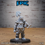#6736 - Figurine Turtlefolk Grave Robber en résine pour JDR