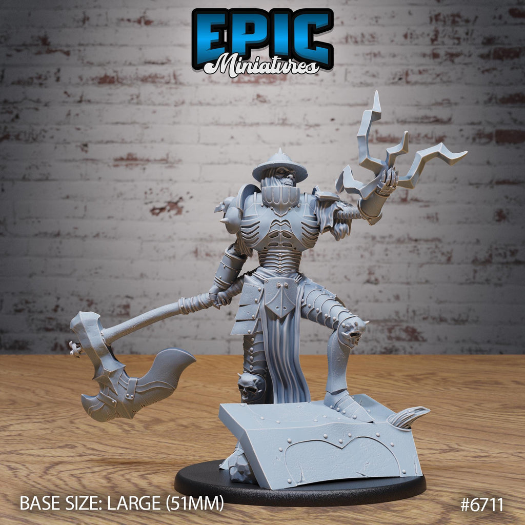 #6711 - Figurine Giant Skeleton Magic en résine pour JDR