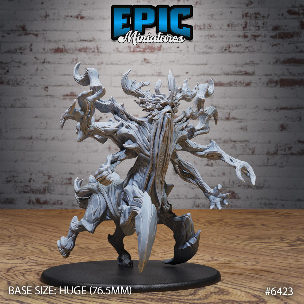 Figurine JDR Treant World Protector pour jeu de rôle - Imprimée en résine - Échelle 32mm - Epic Miniature