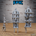 #6696e - Figurine Lich Crypt Scatter en résine pour JDR