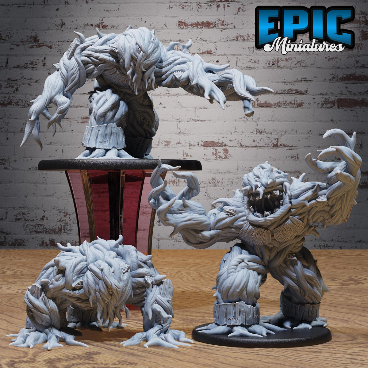 Figurine JDR Shambling Mound pour jeu de rôle - Imprimée en résine - Échelle 32mm - Epic Miniature