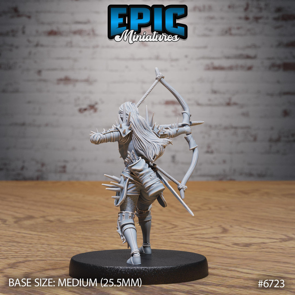 #6723 - Figurine Wight Warrior Attack en résine pour JDR