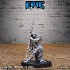 #6396 - Woodmask Assassin Rest TTRPG Figurine for role-playing games - Resin printed - 32mm scale - Epic Miniature