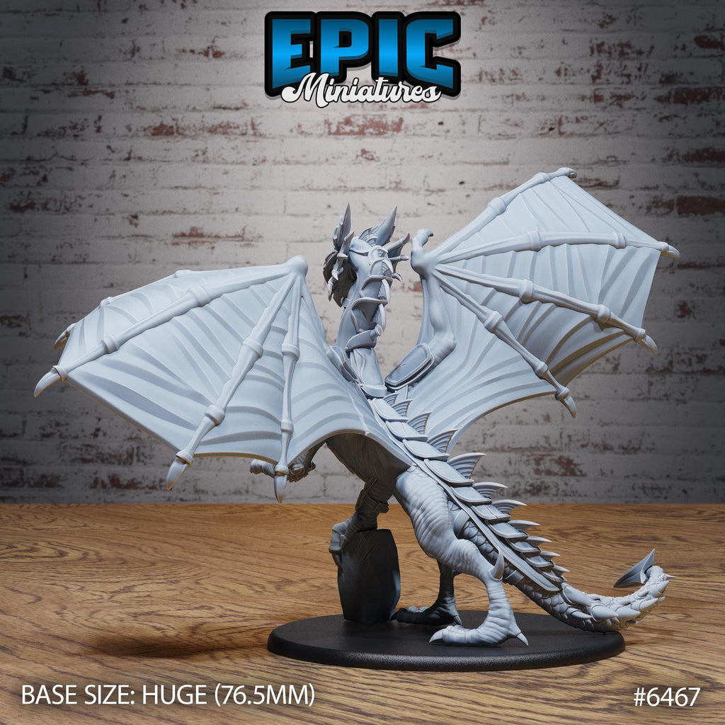 #6467 - Figurine Armored Dragon en résine pour JDR