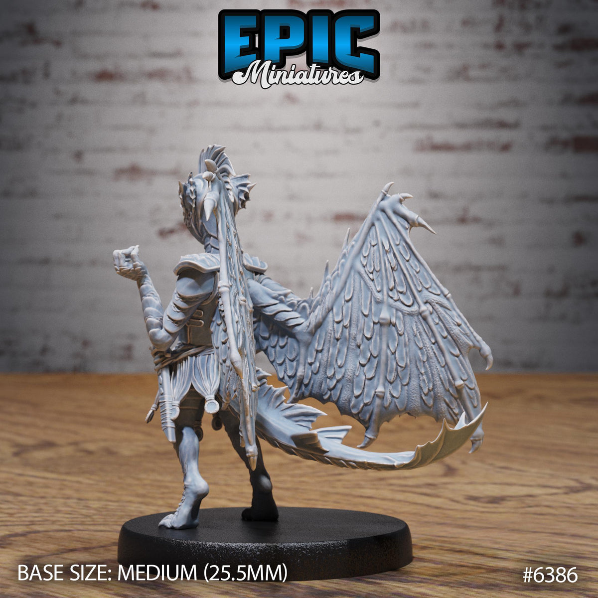 Figurine JDR Draxie Dragon Pixie pour jeu de rôle - Imprimée en résine - Échelle 32mm - Epic Miniature
