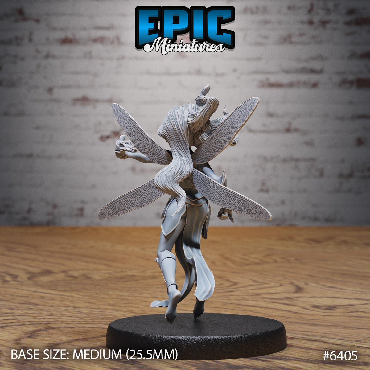 Figurine JDR Trikster Fey pour jeu de rôle - Imprimée en résine - Échelle 32mm - Epic Miniature